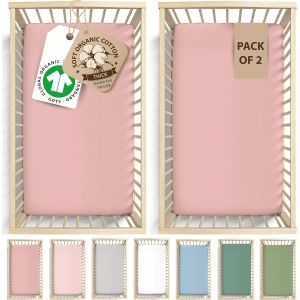 Tzf-Bunnyjik ¿ Drap Housse Cododo 50x83 | Coton Bio Certifié Gots | Drap Housse 50x90 / 50x80 / 51x85 | Housse Cododo, Lit Bébé, Berceau Cododo, Next2me ¿ Ultra Doux (190 Gsm) - Neuf