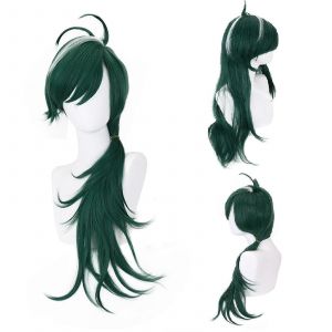 Secrets De Beaut&eacute; Colle &Agrave; Ongles Layered Highlight Green Long Hair Styling Party Cosplay Perruque Dress Up Perruque - Neuf