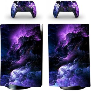 PS5 Skin Sticker/Autocollant Film protecteur pour la console Sony PS5 et 2 contr&ocirc;leurs Dualshock - &Eacute;dition 0684 Num&eacute;rique - Neuf
