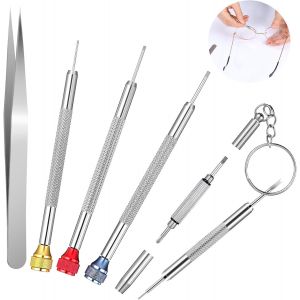 Kal-Lot De 5 Tournevis De Pr&eacute;cision Pour R&eacute;paration De Montres - Tournevis De Pr&eacute;cision - Outil D'horloger Pour Montres, Lunettes, Bijoux, Horlogerie - Mini Outil D'horloger - Neuf