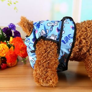Hjlian Couche Lavable Et Reutilisable Pour Gros Chien Et Chiot, Sous-Vetement Anti-Harcelement - Neuf
