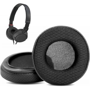 KAL-Coussinets De Remplacement Compatible Avec Sony Mdr-V150 V300 Mdr-Zx100 Mdr-Zx110Na Mdr-Zx300 Zx310 Dr-Zx102Dpv Dr-Bt101 Headphones Coussinets En Cuir Respirant/Tissu Durable Et Mousse - Neuf