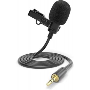 GUYH-Microphone Lavalier Parfait Pour Appareil Photo,Caméscope Et Pc Pour Les Interviews En Direct,Les Réunions Et Les Vlog Lv-1 - Neuf