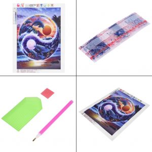 Kit De Broderie En Strass Fait A La Main, Peinture Au Point De Croix, Artisanat Pour Decoration Murale De Maison - Neuf
