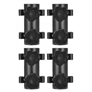 4pcs Canopy Tarp Auvent Tente Pole Fixer Équipement Support Tige Fixation - Neuf