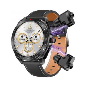 Montre Connect&eacute;e &Eacute;couteurs Bluetooth &Eacute;cran Ips 1.52 Pouces Surveillance Sant&eacute; Noir Yonis - Neuf