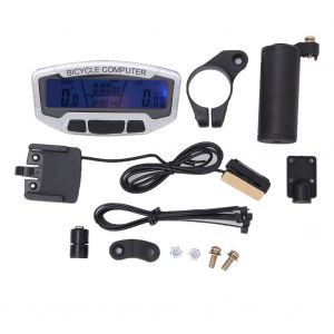 Compteur Kilometrique Filaire Avec Retroeclairage Lcd Pour Velo, Compteur De Vitesse, Tableau De Codes De Cyclisme, Accessoire - Neuf
