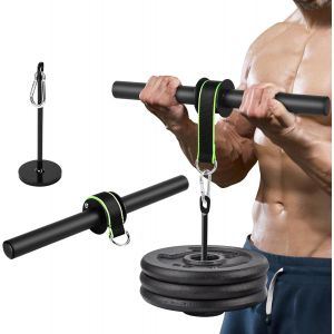 Checarzhn--No1-Rouleau De Poignet Musculation, Rouleau Pour Poignet Avant-Bras, Avec Poignée Plus Épaisse, Entraîneur Avec Sangle Réglable Pour Avant-Bras Et Eps, Pour Salle De Sport Maison Extérieur - Neuf
