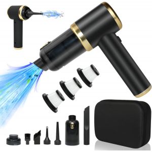 Aspirateur À Main Sans Fil Pour Voiture Avec Sac, 10 000 Pa, Avec Batteries De 4000 Mah, Cyclonique Humide Et Sec, Aspirateur À Main Sans Sac Pour Voiture, Maison, Caravane, Poils D'Animaux - Neuf