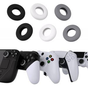 6 pcs Precision Rings Anneaux Pr&eacute;cision pour ps5 BuffeRings Aim Assist Contr&ocirc;le Mouvement pour ps4/Xbox X S/Xbox One/Xbox 360/Switch Pro/Steam Deck,Analog Stick Accessoires pour ps5 - Neuf