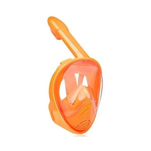 Masque De Plong&eacute;e Int&eacute;gral Pour Enfants - Orange, D&eacute;tachable, Confortable, Antibu&eacute;e, Vue &Agrave; 180&deg;, Parfait Pour Les Aventures Sous-Marines ! - Neuf