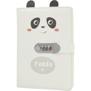 Eryi-Carnet Secret Fille, Journal Intime Garçon Code, A5 Journal De Dessin Animé(Conception De L'oreille), Cahier Blocs Mémo Pour Bureau Scolaires Étudiant Papeterie, Taille 22x14.5cm - Neuf