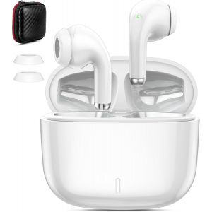 KAL-Ecouteurs Bluetooth Sans Fil Pour Iphone 16E 16 15 Pro Max,Casque Bluetooth 5.3 50 Heures Contrôle Tactile Hifi Stéréo Écouteurs Usb C Casque Usb-C Charge Rapide Pour Samsung S25 A16 A15 A06 Pixe - Neuf