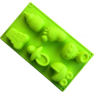 Moules En Silicone, 6 Moules À Chocolat À Cavité Moule À Savon Moule De Cuisson Pour Ustensiles De Cuisine Pour Savon À Gâteau Bonbons Au Chocolat Cupcake Jelly Bread Pudding Muffin - Neuf