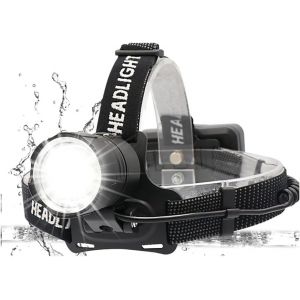 Lampe Frontale Led Rechargeable 10000 Lumens Xhp70.2 Lampes Frontales Puissante Phare De Travail Haute Puissance Phare Zoomable Pour La Pêche Spéléo Chasse - Neuf