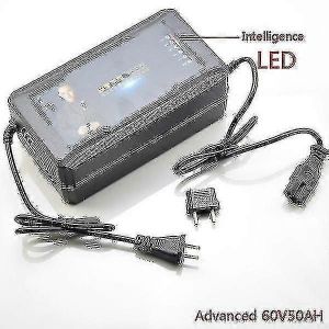 Chargeur intelligent de batterie au plomb 48 V, 60 V, 72 V, 96 V, 50 Ah, 60 Ah, pour tricycles electriques, velos, scooters, VTT, Go Kart - Neuf
