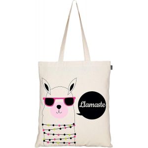 Kalanka-Mixte Stoffbeutel, Tote Bag Aesthetic, Einkaufstasche Canvas Tragetasche & Stofftasche Damen Morte, Taille Unique - Neuf