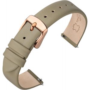 Bracelet De Montre En Cuir V&eacute;ritable Pour Homme Femme, D&eacute;gagement Rapide, Bande De Remplacement 12mm 13mm 14mm 16mm 18mm 20mm 22mm - Neuf