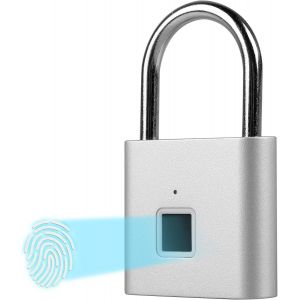 Cadenas Fingera, anti-empreintes digitales, étanche, chargement USB, sans clé, pour salle de sport, bagages, entrepôts, casiers - Neuf