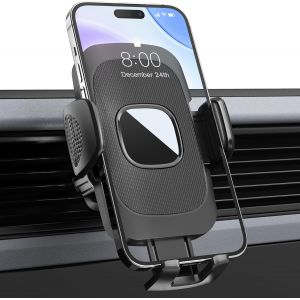 Support Telephone Voiture, Porte Telephone Voiture Grille A&eacute;ration, 360&deg; Rotation Support Voiture R&eacute;glable, Ultrastable Accroche, Support Voiture Pour T&eacute;l&eacute;phones De 4.0''-7.0'', Smartphone - Neuf