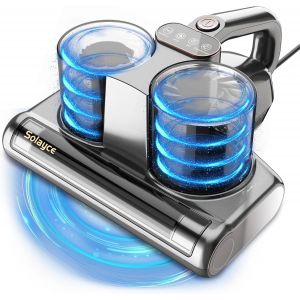 lbgwp60-Aspirateur Anti-Acariens Pour Matelas, 16 Kpa Avec Lumière Uv 500 W, Forte Puissance D'Aspiration Avec Fonction Air Chaud, Ultrasons, Élimine 99,9% Des Bactéries, Allergènes Et Acariens - Neuf