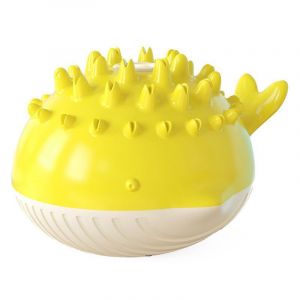 Jouet De Bain Pour Chien Avec Arroseur Électrique À Induction Et Jet D'eau (Jaune) - Neuf