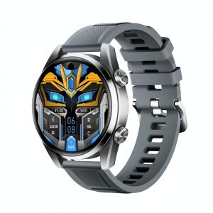 Montre Connect&eacute;e Sport Ip67 &Eacute;cran Tactile 1.43 Pouces Bluetooth Appels Sant&eacute; Argent Yonis - Neuf