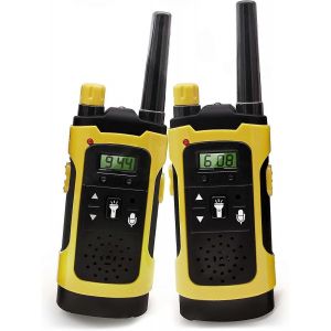 Talkie-walkie pour enfants gar&ccedil;ons et filles de 3 &agrave; 12 ans,longue distance de 3 milles,22 canaux - Neuf