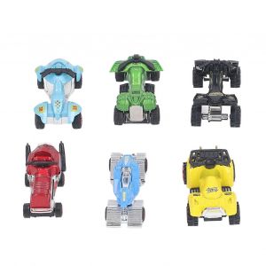 Modèle de moto de plage à l'échelle 1:64 6pcs Modèle de moto en alliage simulé réaliste pour les enfants Type 1 - Neuf