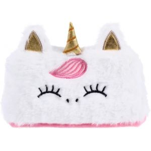 CHECARZHN--NO1-Boîte À Mouchoirs Licorne Décoration D'Intérieur Boîte À Mouchoirs En Peluche Rose Boîte À Mouchoirs Licorne Boîte À Mouchoirs Rectangulaire Pour Salon Bureau Voiture - Neuf