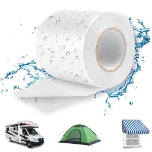 Ruban Adh&eacute;sif/ 5,7cm x 5m etanche eau/Ruban Adh&eacute;sif Etanche/Ruban etancheite pour R&eacute;parer Bache de Camion ou de Serre/Toile de Tente ou Tonnelle/PE/Transparent - Neuf