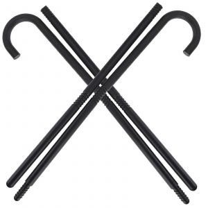 Lot de 2 b&eacute;quilles de magicien, jouets de divertissement, accessoires de f&ecirc;te (quatre sections) - Neuf