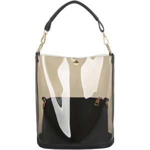 SJZG-Elégant Sac À Main Pour Femme Pu Cuir Sac Portés Épaule Étanche Bandoulière Mode Sac Hobo Cabas Léger Sac Messager Fourre Tout Sac Seau 2Pcs Pour Travail Voyage Achats Noir - Neuf