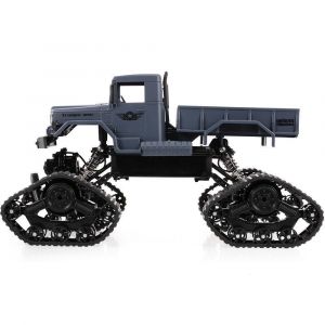1/12 2.4g 4wd Off-Road Rtr Rc Voiture Militaire &Eacute;lectrique Snow Rock Crawler Pour Enfants, Bleu - Neuf
