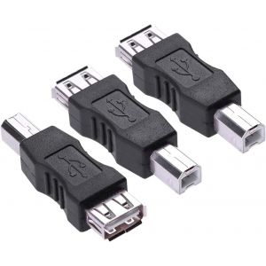 KAL-3 Pièces Convertisseur Adaptateur Mâle Usb 2.0 A Femelle Vers Usb B Pour Imprimante - Neuf