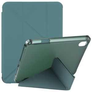 Étui En Cuir Tpu Transparent Pour Ipad Mini 2024 / Mini 6, Avec Support Et Emplacement Pour Stylo - Vert Foncé - Neuf
