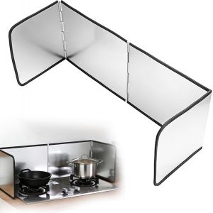 Subzonal-Plaque Anti Projection Cuisine Pliable: Protection Anti-&Eacute;claboussures Pour Plaque De Cuisson, Facile &Agrave; Nettoyer, Stove Splatter Guard Pour Carter Huile, &Eacute;vier, Po&ecirc;le &Agrave; Frire, Cuisson Et R&ocirc;ti - Neuf