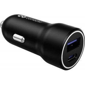 Eryi-Chargeur Usb-C, 12 V Chargeur Allume-Cigare, 2 Ports, 1x Usb-C 20 Watt Max. Pd, 1x Usb A 18 Watt Max, Chargeur Rapide, Noir[2845] - Neuf