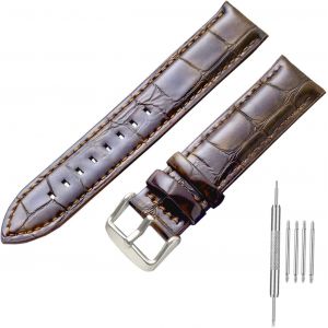 Eryi-Bracelet De Montre En Cuir À Fermeture Rapide Pour Homme Et Femme - 18 Mm, 20 Mm, 22 Mm - Bracelet De Montre Universel En Cuir - Neuf