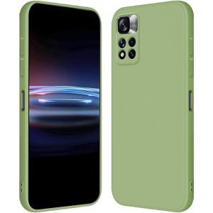 KAL-Coque Pour Redmi Note 11 Pro+ 5G / Redmi Note11 Proplus (6.67" Inches) Étui En Silicone Tpu Souple - Vert Matcha - Neuf