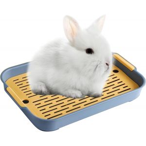 Shiliu-Bac À Litière Pour Lapin Petit Animal Toilette Plateau Toilette Lapin,Entraîneur De Pot Utilisation En Cage,Pour Cochons D'i[ - Neuf