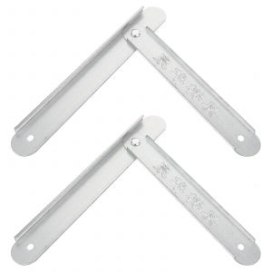 2pcs charnières d'échelle d'escalier charnières en alliage d'aluminium remplacement échelle tirants accessoires d'échelle-yu - Neuf