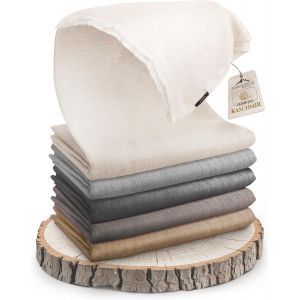 Ulteronixshop-Annapurna Couverture De Luxe En 100 % Laine De Cachemire, 125 X 250 Cm, Tiss&eacute;e &Agrave; La Main Au N&eacute;pal, Id&eacute;ale Comme Couvre-Lit Ou Plaid Pour Canap&eacute; Et Lit, Beige - Neuf