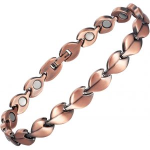 Eryi-3500 Gauss Bracelet De Cheville Magnétique Femme 99,99% Cuivre Pur Bracelet De Cheville Magnétique Femme Design Classique Amour Signification Beauté Et Amour - Neuf