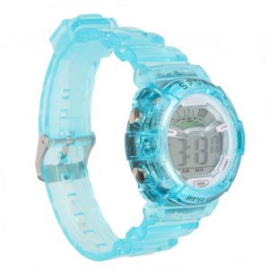 Montre Electronique Etanche Pour Enfants, Veilleuse, Resistante Aux Chutes, Cadeau Pour Enfants, Bleu S - Neuf