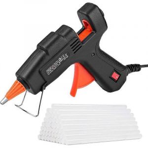 Pistolet à colle chaude 50W avec 30 gâchettes Bâtons de colle haute température - Neuf