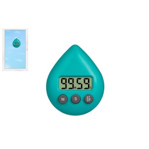 Minuteur de douche num&eacute;rique avec alarme et ventouse - Minuteur d'&eacute;conomie d'&eacute;nergie pour salle de bain et cuisine - Neuf