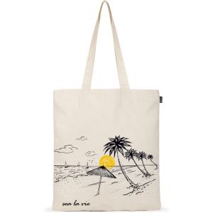 TZF-Mixte Stoffbeutel, Tote Bag Aesthetic, Einkaufstasche Canvas Tragetasche & Stofftasche Damen Morte, Taille Unique - Neuf