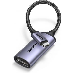 KALANKA-Adaptateur USB C vers DP1.4 Femelle 8K 60Hz 4K 240Hz VRR Compatible avec iPhone 17 Pro Max Air 16 Plus Pro Max MacBook M4 M3 M2 iPad Air Galaxy S25 S24 C&acirc;ble DisplayPort Thunderbolt 4 3 Dolby - Neuf