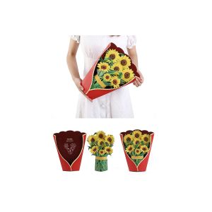 Kit De Carte Bouquet De Fleurs 3d Pop-Up Pour La F&ecirc;te Des M&egrave;res Et Toutes Occasions, Avec Carte Et Enveloppe. - Neuf